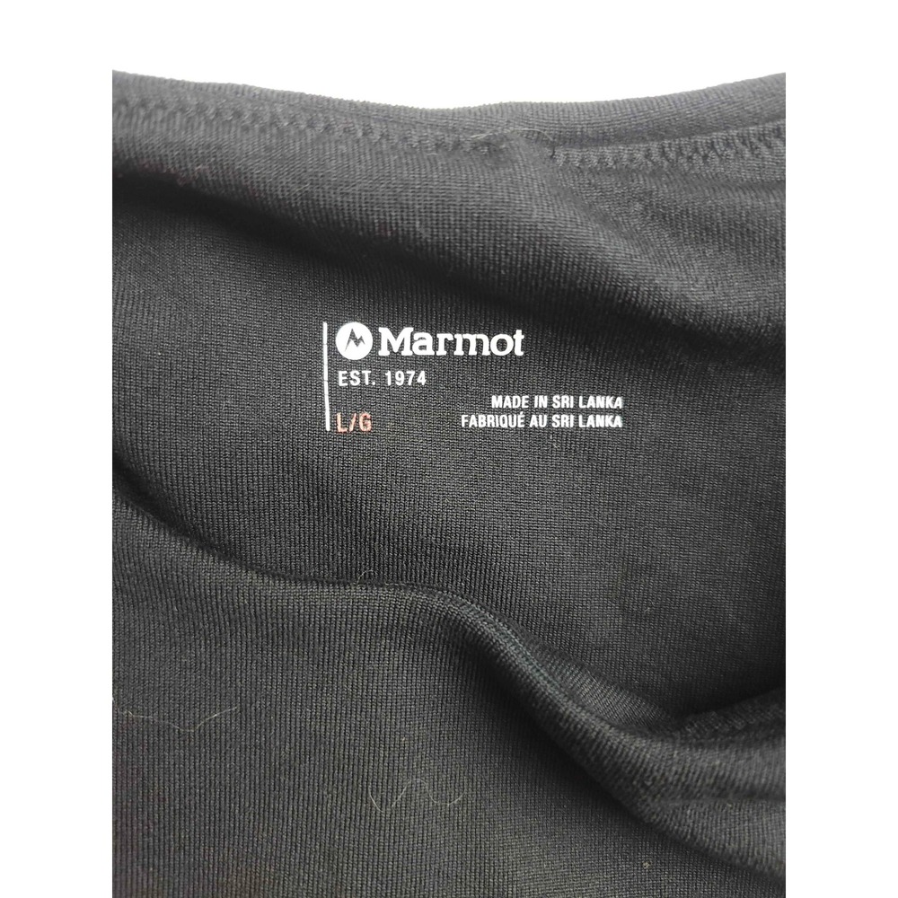 Marmot Womens High Neck Racerback Sports Bra Black Size Large - Picture 4 of 8